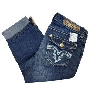 NWT Women's Basic Denim Capri Jeans Size 7